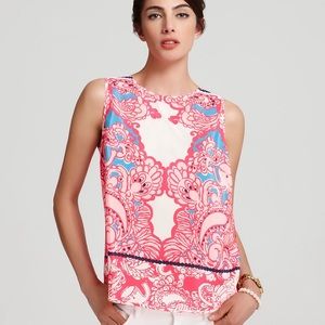 NWOT - Lilly Pulitzer - Iona Shell Silk top - Sz XS
